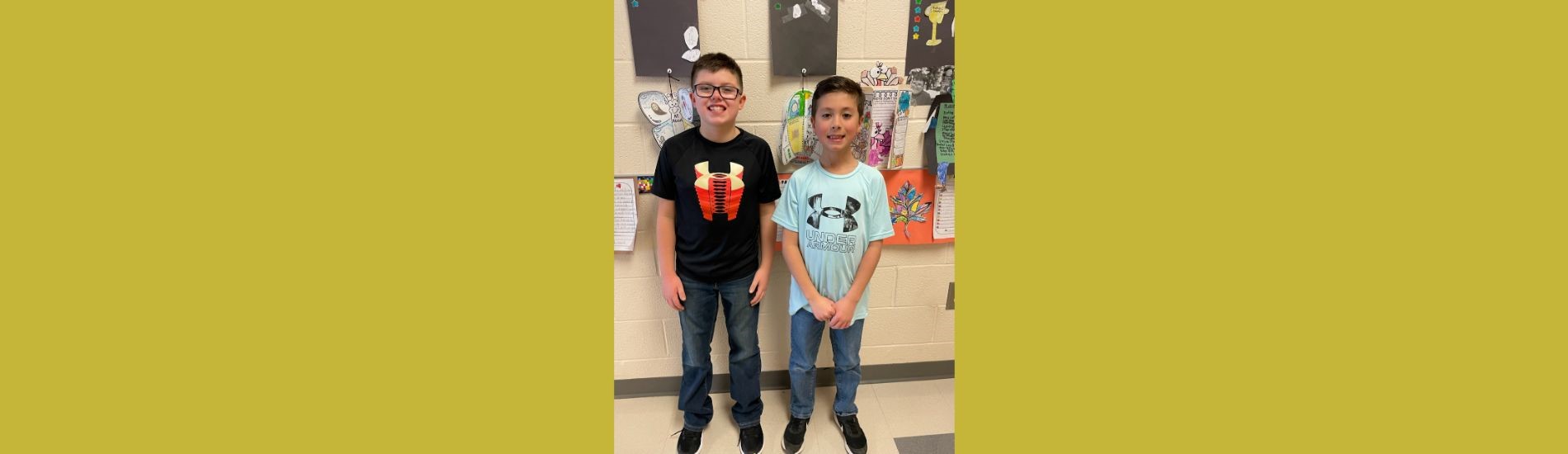 2 fourth grade boys who will be competing in the Math 24 tournament